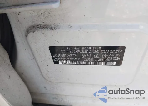 2014 Subaru Forester 2.5I Touring из США, поврежденный, VIN JF2SJAMC8EH421068